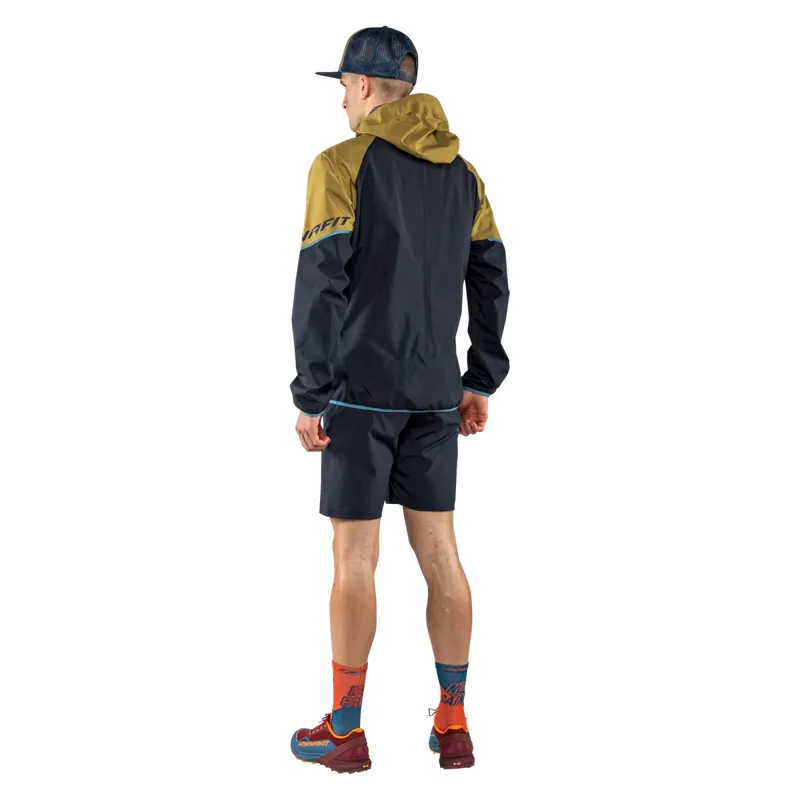 Dynafit Alpine GTX Men's Waterproof Running Jacket in Army-4