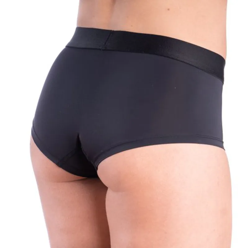 Comfy Womens Performance Hipster in Black-1