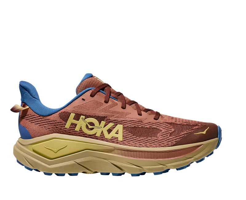 Hoka Challenger 8 Men's Trail Running Shoe in Maple/Cardamom
