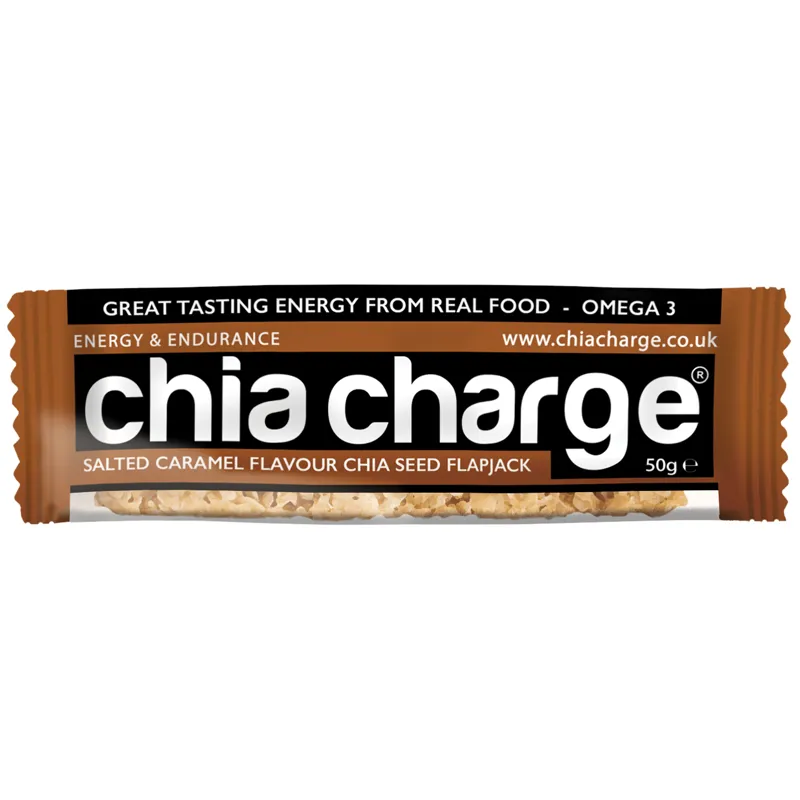 Chia Charge Flapjack 80g in Salted Caramel