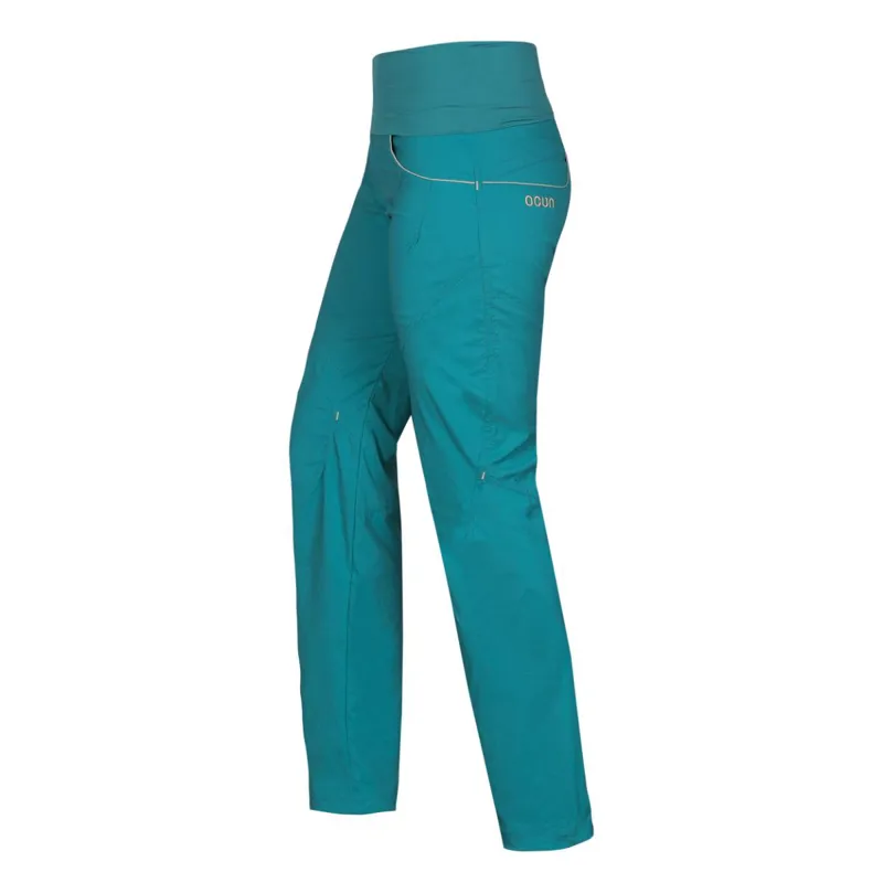 Ocun Noya Pant Women's Climbing Trousers in Blue Deep Peacock-2