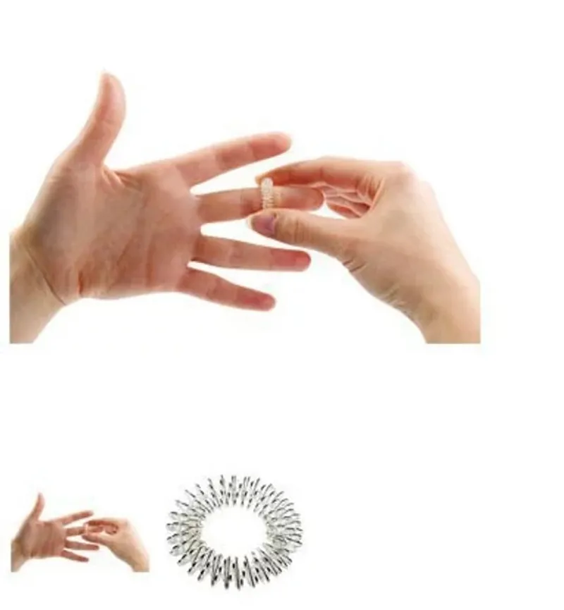 Crimp Oil Finger Acupuncture Ring-1