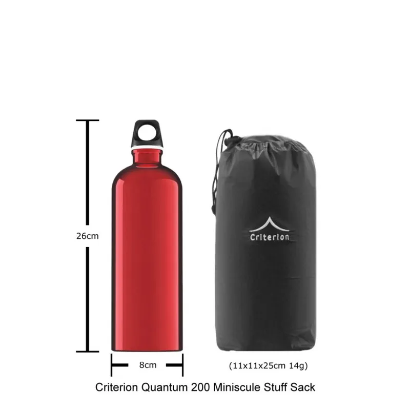 Criterion Quantum 200 Down Sleeping Bag in Black-4