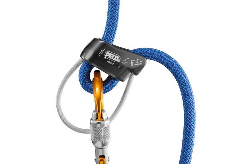 Petzl Verso Belay in Green-1