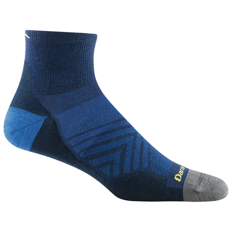 Darn Tough Run 1/4 Ultra-Lightweight Running Socks in Eclipse