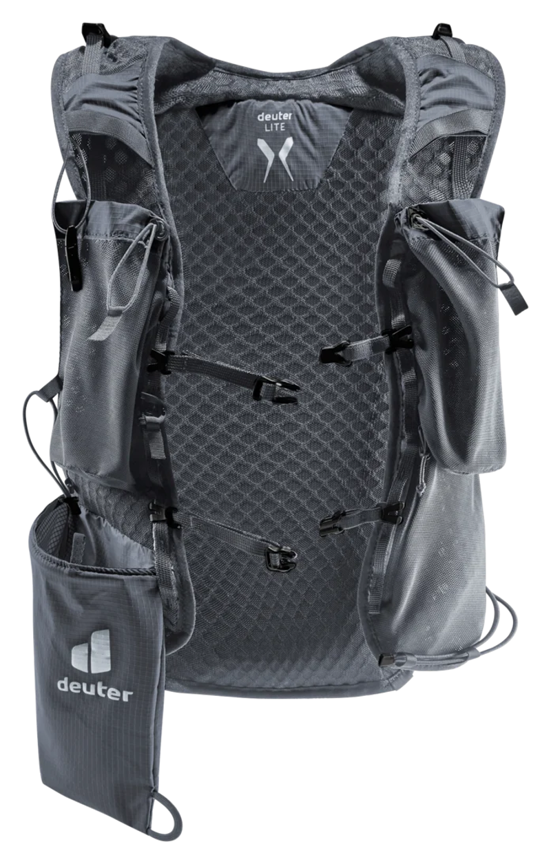 Deuter Ascender 13 Unisex Running Pack in Black-3