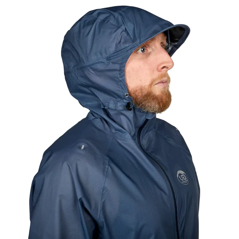 Ultimate Direction Ultra Jacket Men's Waterproof Running Jacket in Navy-3