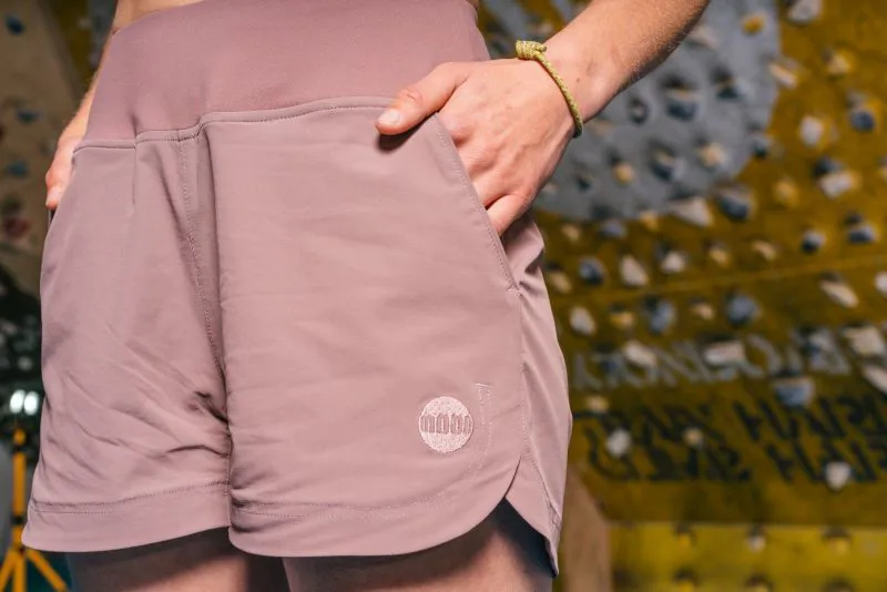 Moon Samurai Women's Climbing Short in Rose-5