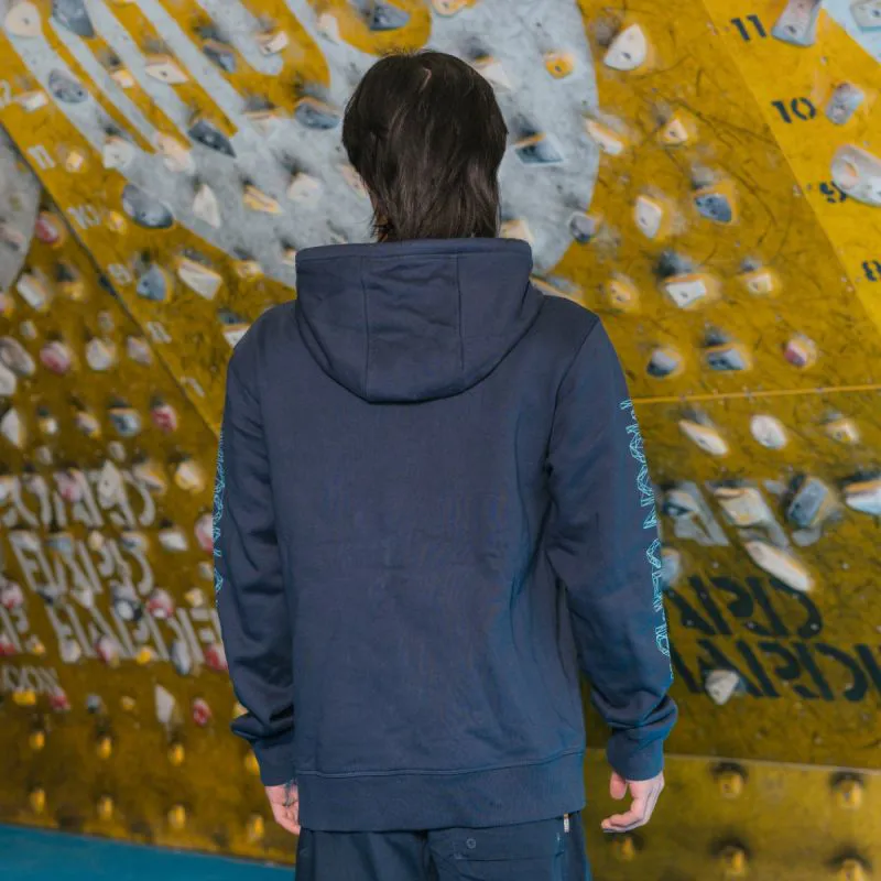 Moon Climbing Men's Hoody in Navy-4