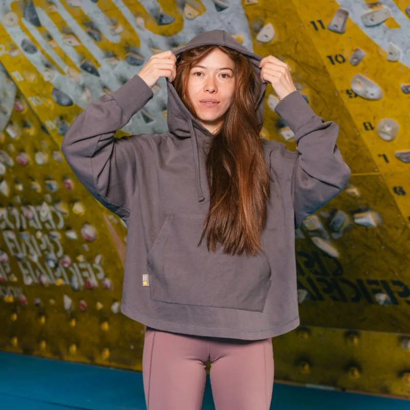 Moon Women's Vector Hoody in Granite-4