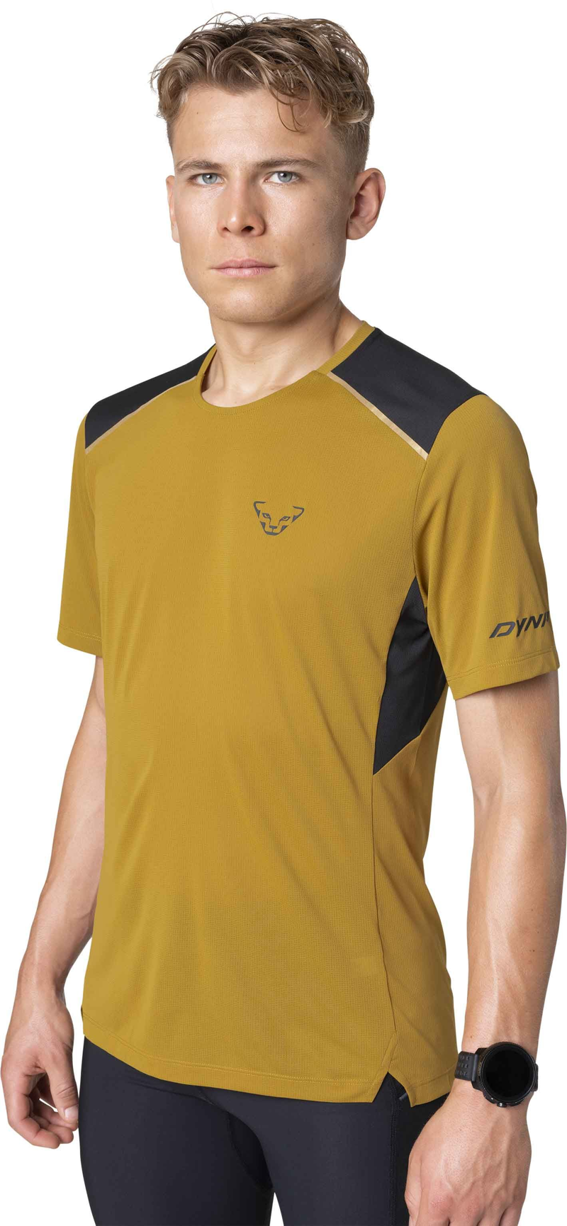 Dynafit Sky Shirt Men's Running Top in Tobacco-1