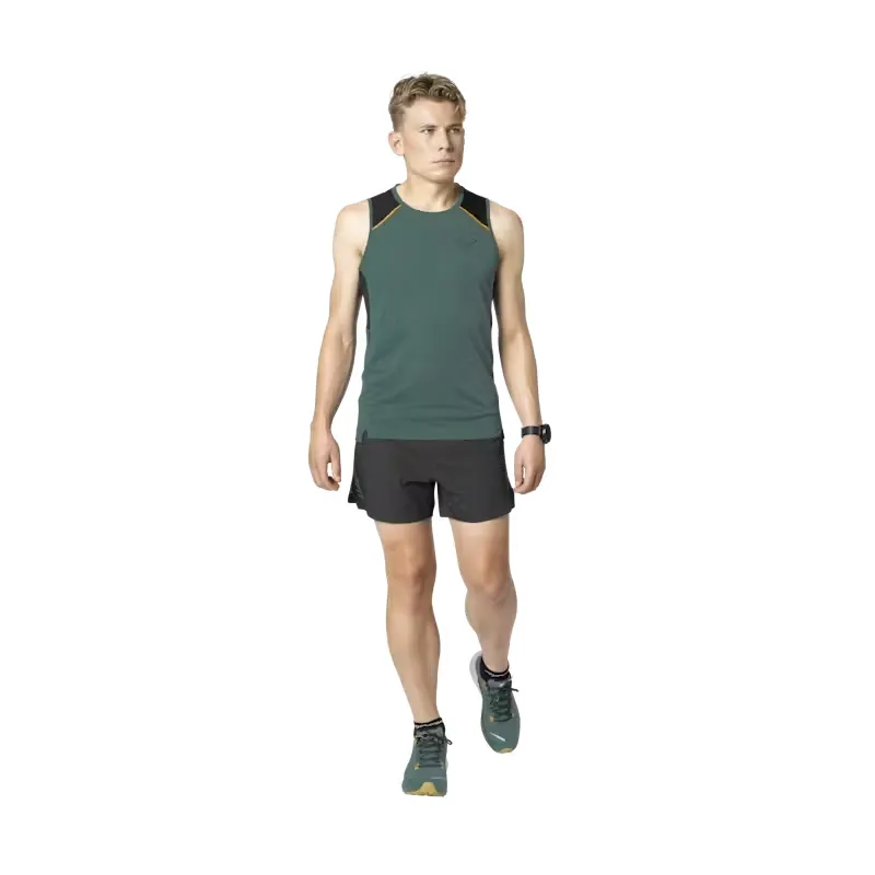 Dynafit Sky Tank Men's Running Top in Atlantic-2