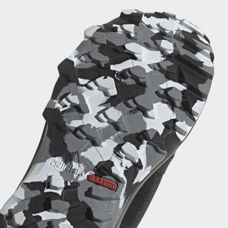 adidas Terrex Agravic Boa Kid's Trail Running/Walking Shoe in Core Black/Cloud White/Grey Three-4