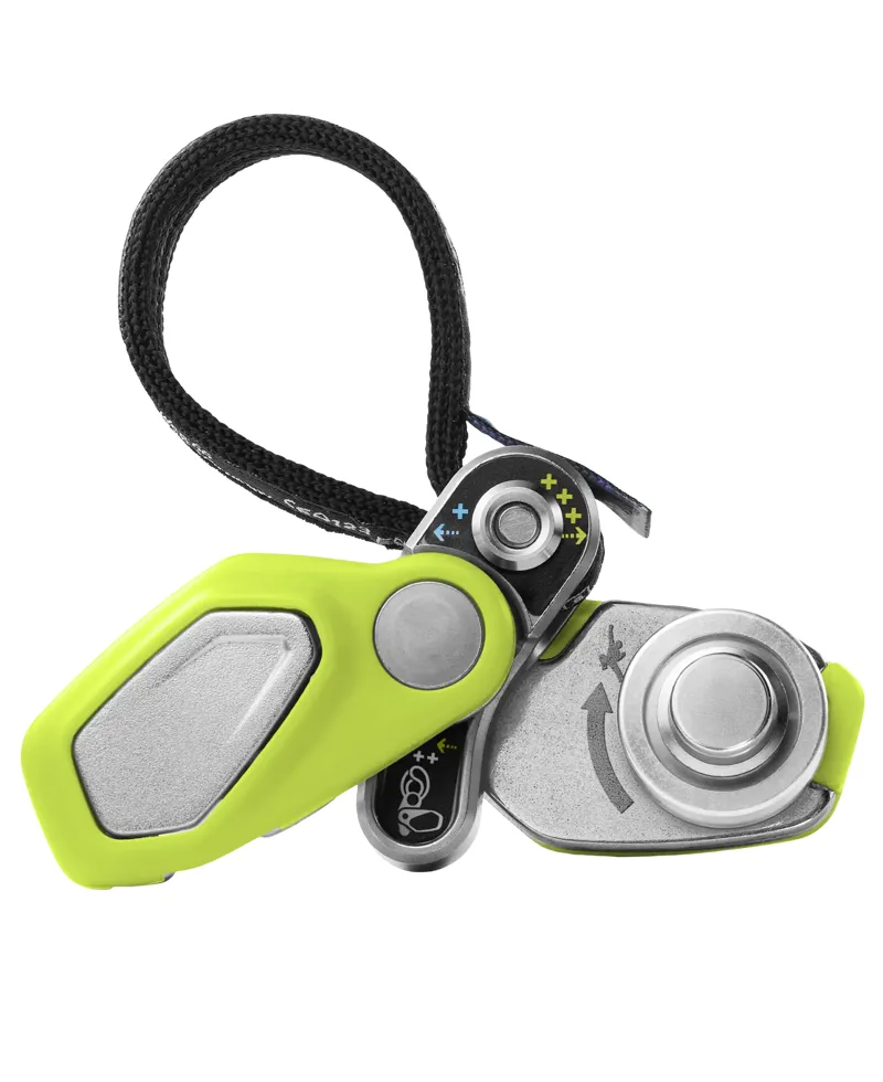 Edelrid Ohmega Climbing Belay Assistant in Oasis-2