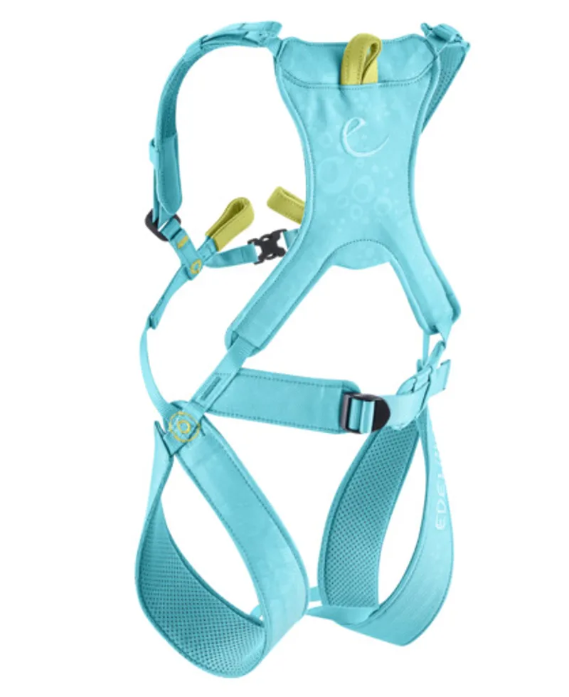 Edelrid Fraggle III Kid's Full Body Climbing Harness in Icemint-1