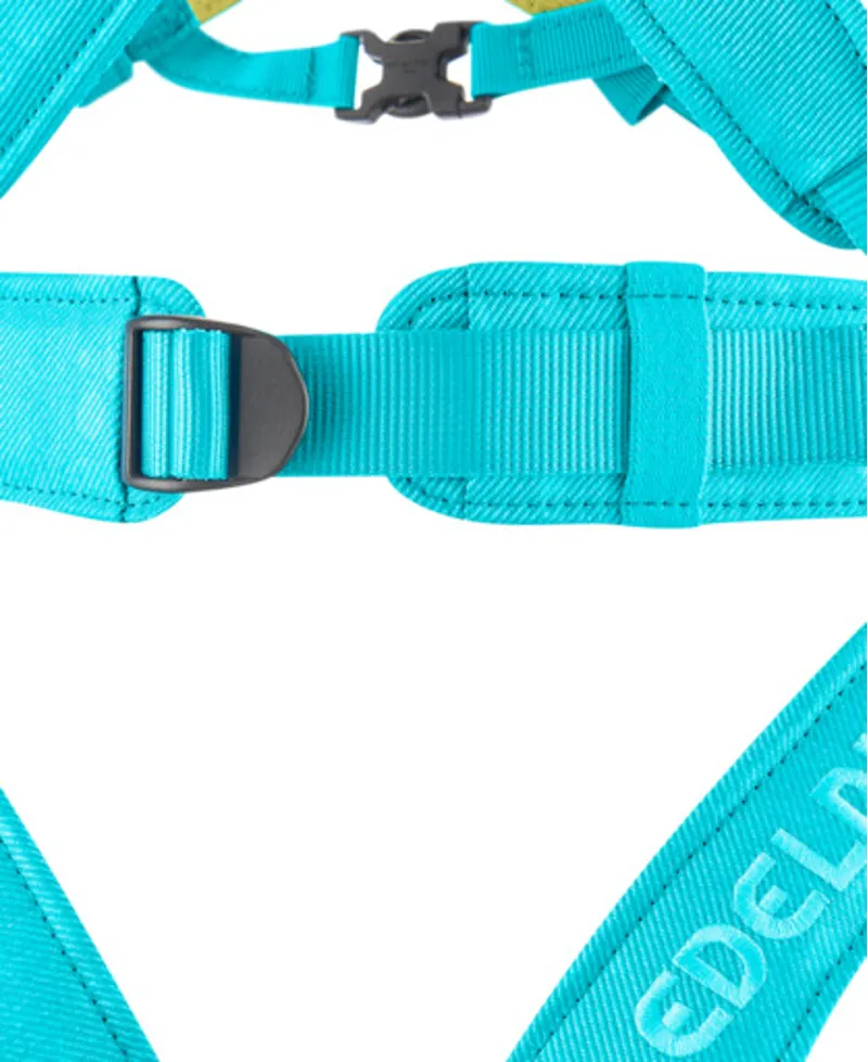 Edelrid Fraggle III Kid's Full Body Climbing Harness in Icemint-4