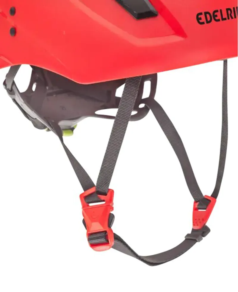 Edelrid Zodiac Climbing Helmet in Red-3