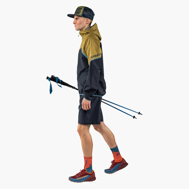 Dynafit Alpine GTX Men's Waterproof Running Jacket in Army-1