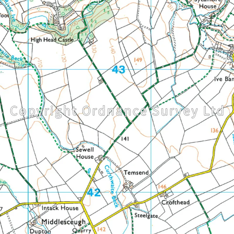 Ordnance Survey OL Explorer North-Eastern 5 Map-3