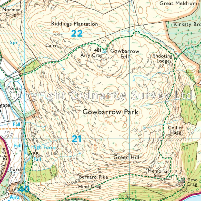 Ordnance Survey OL Explorer North-Eastern 5 Map-2