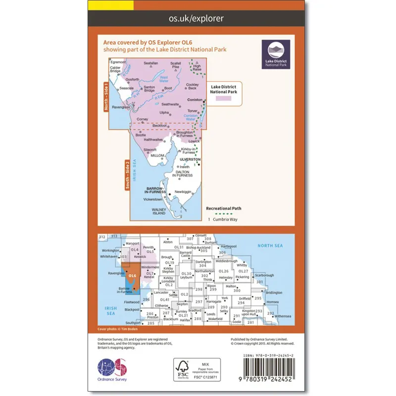 Ordnance Survey OL Explorer South-Western 6 Map-1