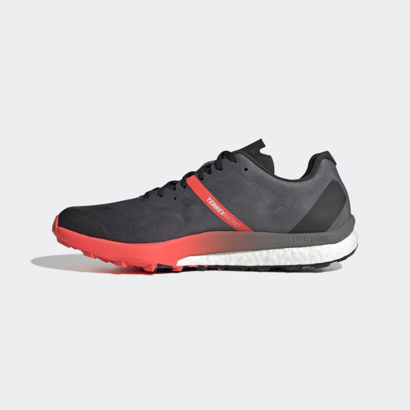 adidas Terrex Speed Ultra Men's Trail Running Shoe in Core Black/Matte Silver/Solar Red-3
