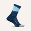 Feetures Elite Light Cushion Mini Crew Running Sock in Blue Bounce