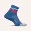 Feetures Elite Light Cushion Quarter Running Sock in Blue Track