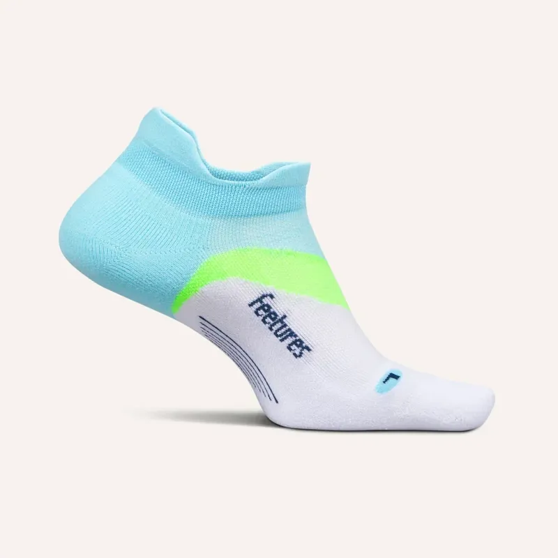 Feetures Elite Light Cushion Tab Running Sock in Cool Plunge