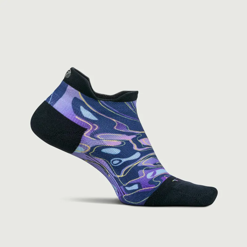 Feetures Elite Light Cushion Women's Running Tab Sock in Lunar Lagoon