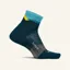 Feetures Trail Max Cushion Quarter Running Sock in Mountain High Blue
