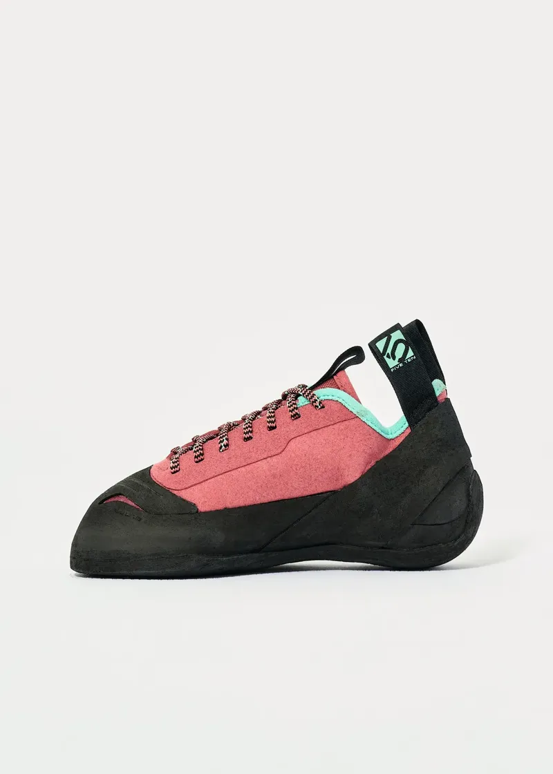 Five-Ten NIAD Lace Climbing Shoes in Core Black/Acid Mint-2