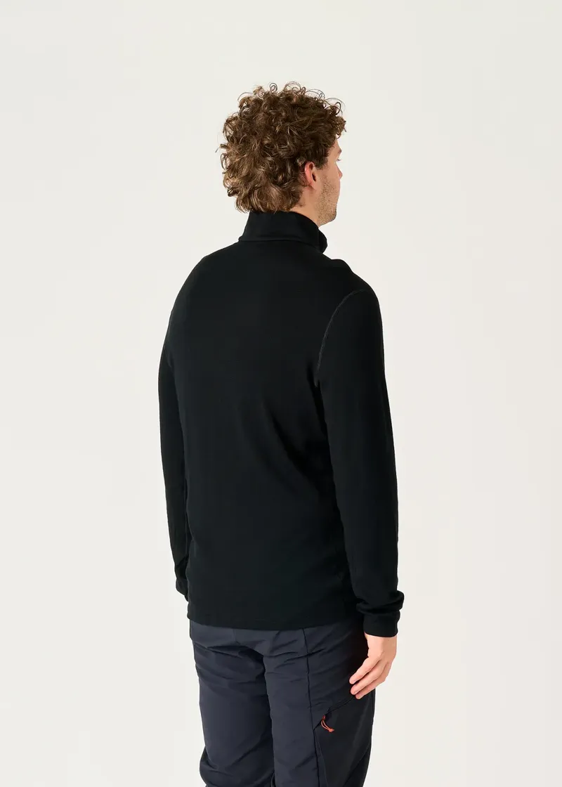 Icebreaker Tech 260 Half Zip Men's Thermal Top in Black-3