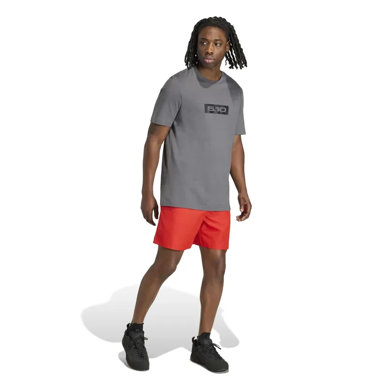 adidas Five Ten Stealth Graphic T-Shirt in Grey Five-3