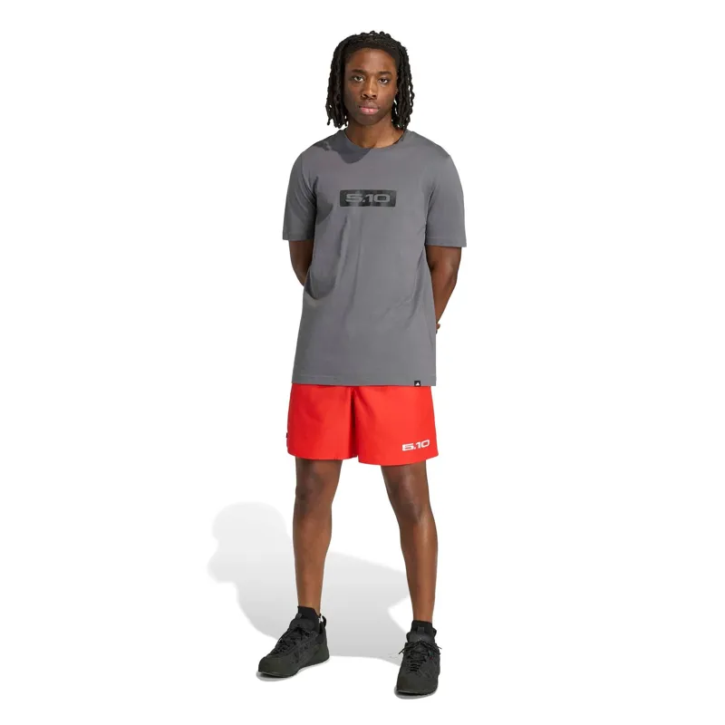 adidas Five Ten Stealth Graphic T-Shirt in Grey Five-4