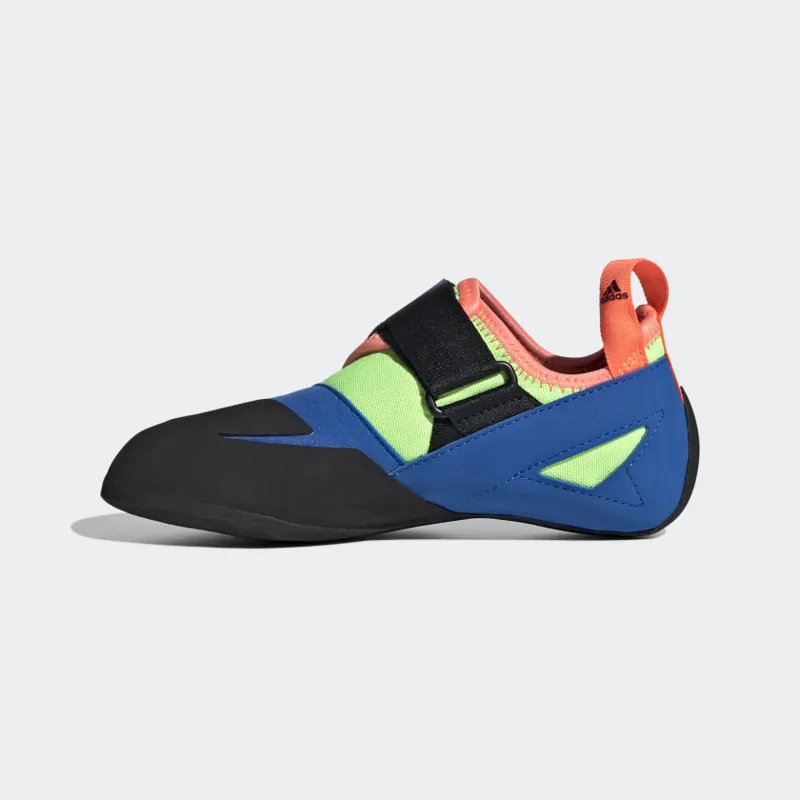 Adidas Five Ten Kirigami Kids Climbing Shoe in Glow Blue/SigCrl/SigGrn-3