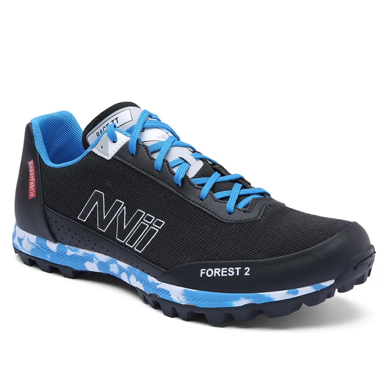 NVii Forest 2 Unisex Fell/Trail Running Shoe in Black/Blue-3