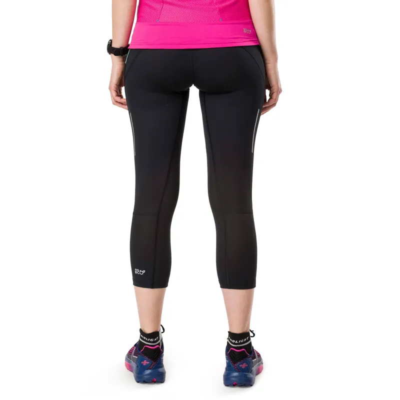 Raidlight Responsiv Trail Raider 3/4 Womens Tight in Black-1