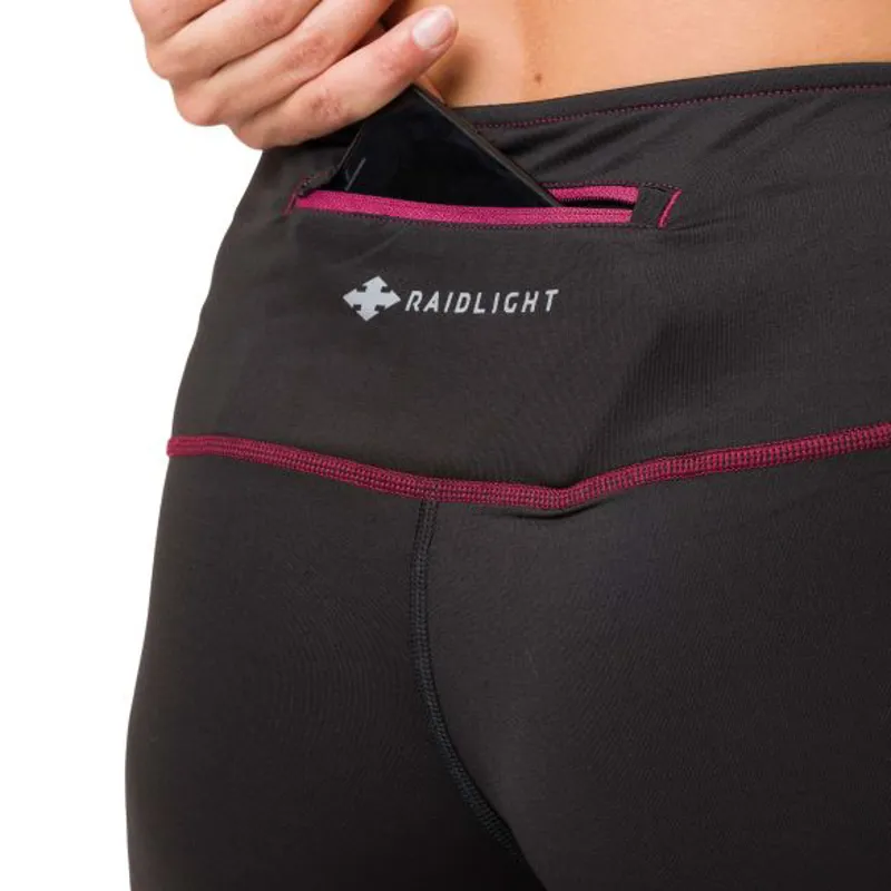 Raidlight Womens Activ Tight in Black-4