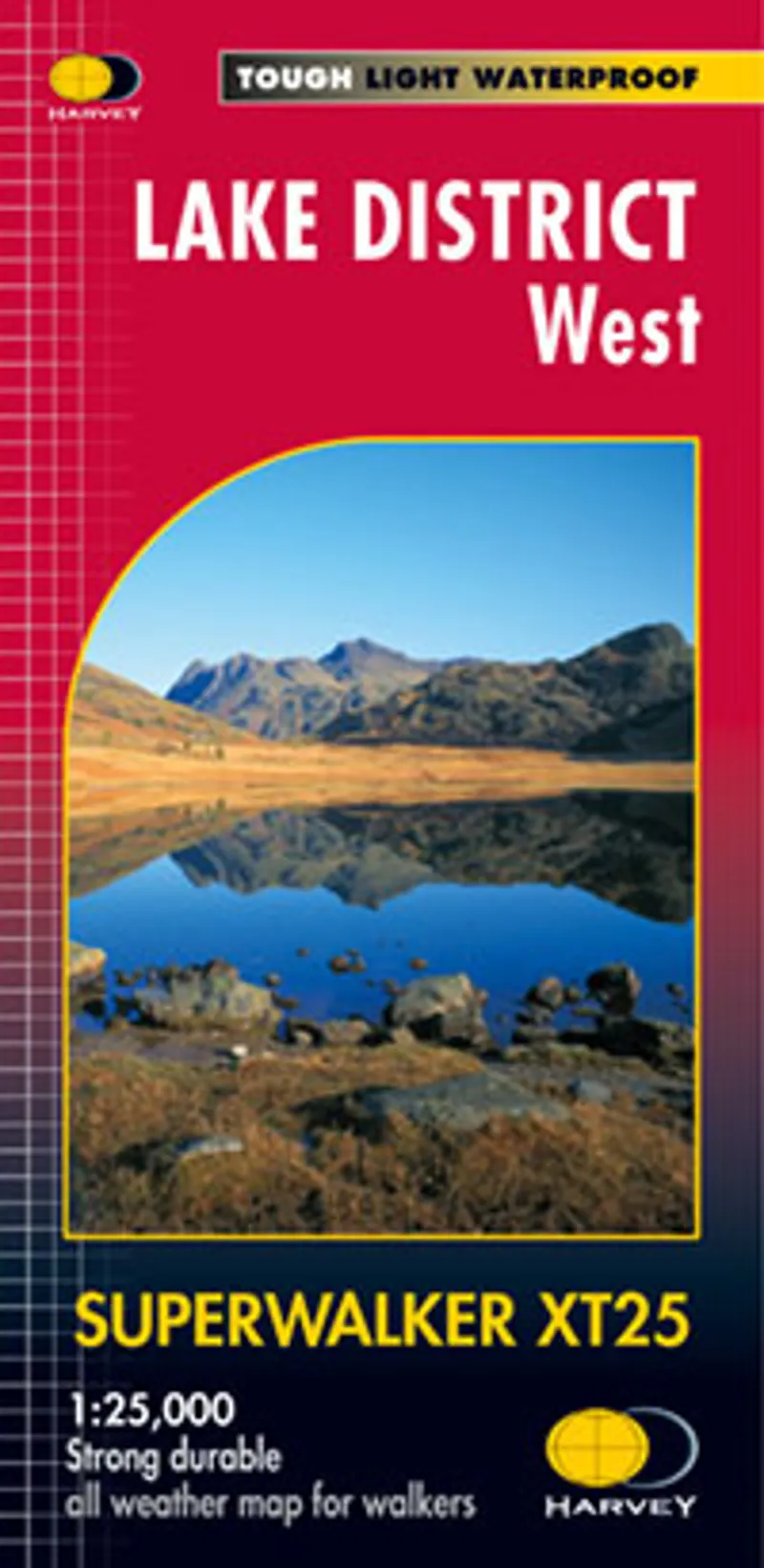Harvey Superwalker XT25 Lake District West Map