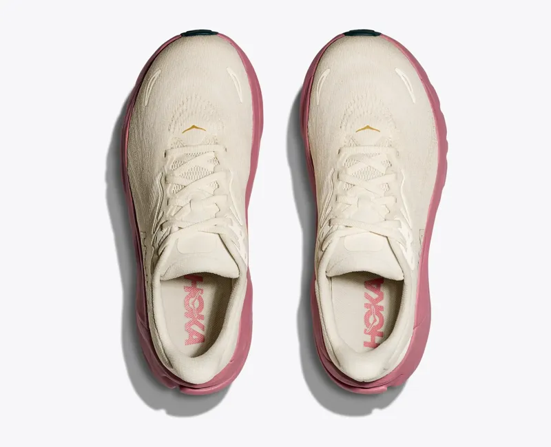 Hoka Arahi 8 Women's Road Running Shoes in Alabaster/Lingonberry-1