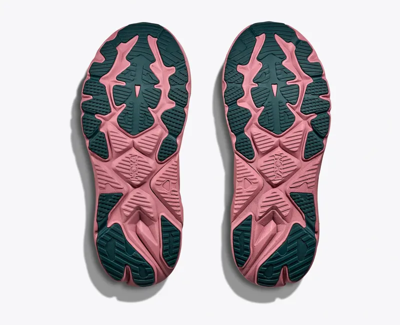 Hoka Arahi 8 Women's Road Running Shoes in Alabaster/Lingonberry-2