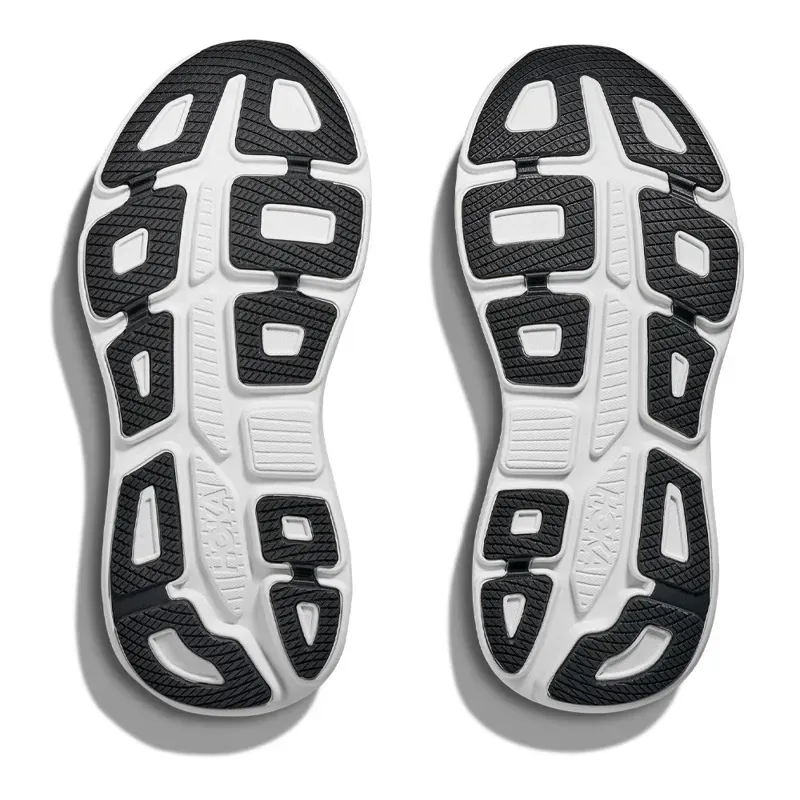 Hoka Bondi 9 Women's Road Running Shoe in Skyward Blue/Neon Fuchsia-2