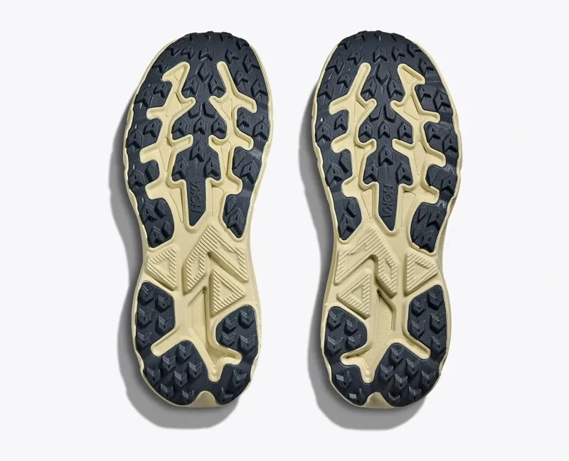 Hoka Challenger 8 Men's Trail Running Shoe in Faded Navy/Pampass Grass-2