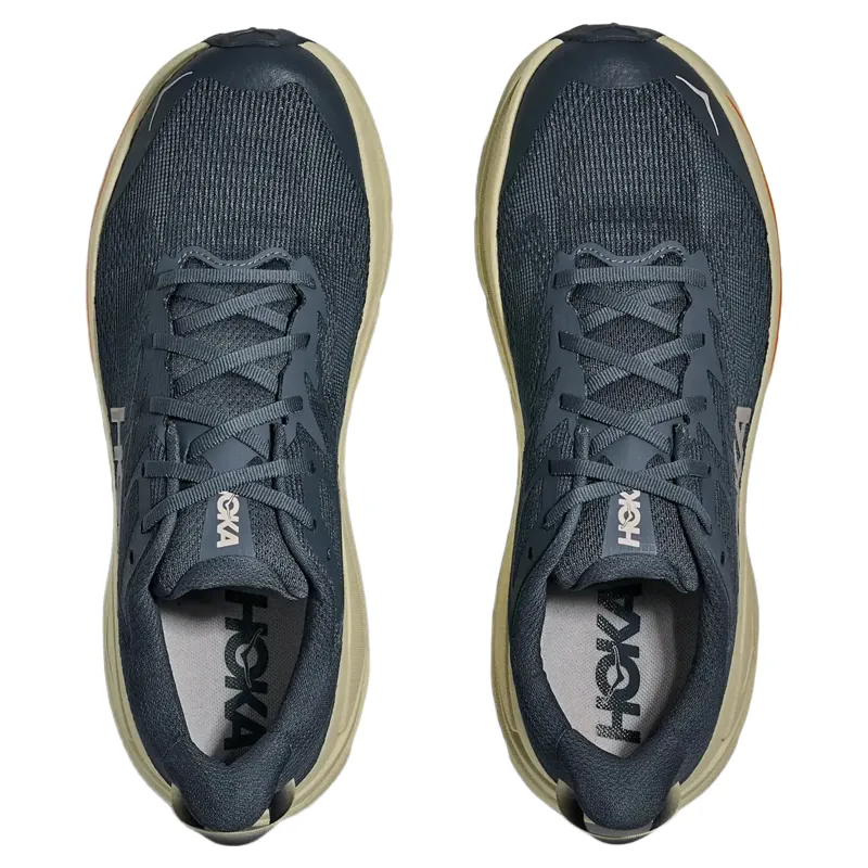 Hoka Challenger 8 Men's Trail Running Shoe in Faded Navy/Pampass Grass-1