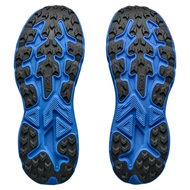 Hoka Challenger 8 Men's Trail Running Shoe in Stardust/Virtual Blue-2