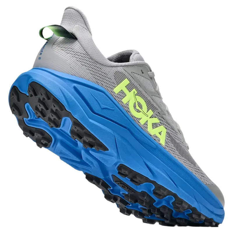 Hoka Challenger 8 Men's Trail Running Shoe in Stardust/Virtual Blue-4