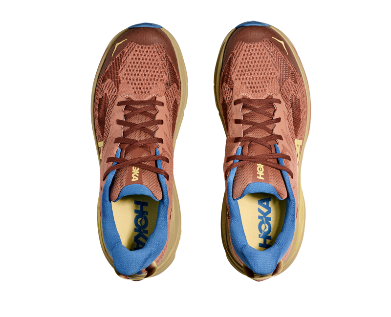 Hoka Challenger 8 Wide Men's Trail Running Shoe in Maple/Cardamom -2