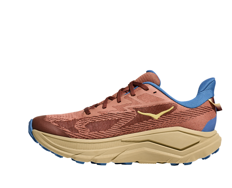 Hoka Challenger 8 Wide Men's Trail Running Shoe in Maple/Cardamom -3