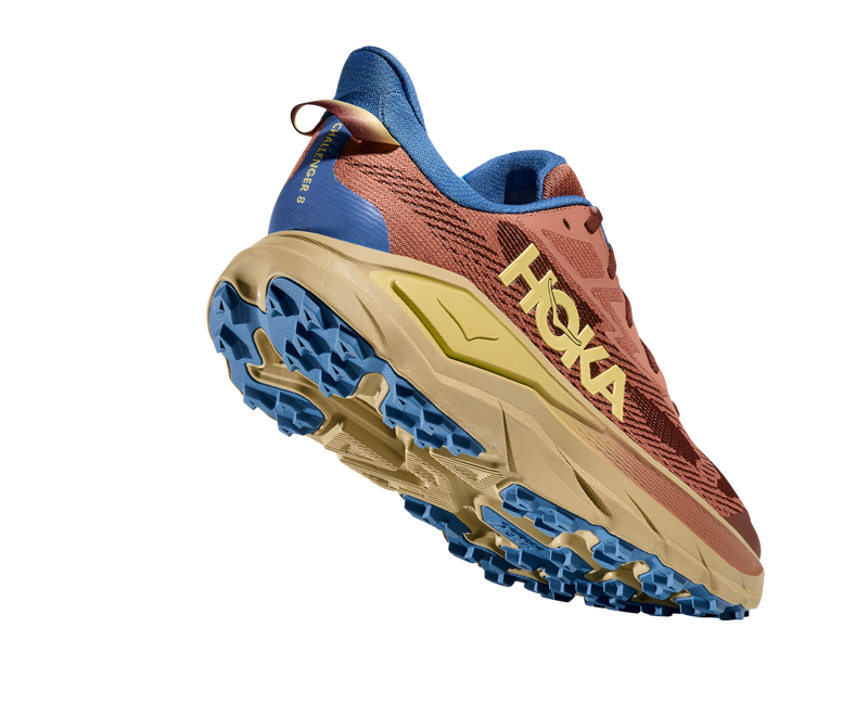 Hoka Challenger 8 Wide Men's Trail Running Shoe in Maple/Cardamom -5